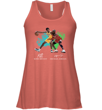 Load image into Gallery viewer, Kobe Bryant And Michael Jordan Signatures Graphic Racerback Tank