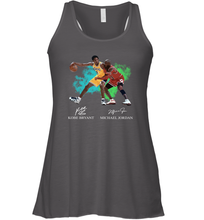 Load image into Gallery viewer, Kobe Bryant And Michael Jordan Signatures Graphic Racerback Tank