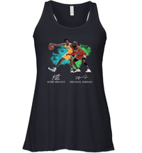Load image into Gallery viewer, Kobe Bryant And Michael Jordan Signatures Graphic Racerback Tank