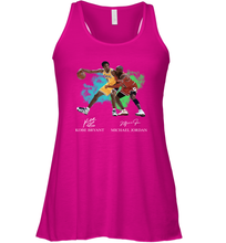 Load image into Gallery viewer, Kobe Bryant And Michael Jordan Signatures Graphic Racerback Tank