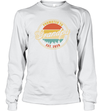 Load image into Gallery viewer, Family Shirt First Time New Grandpa Est 2020 Vintage Long Sleeve T-Shirt
